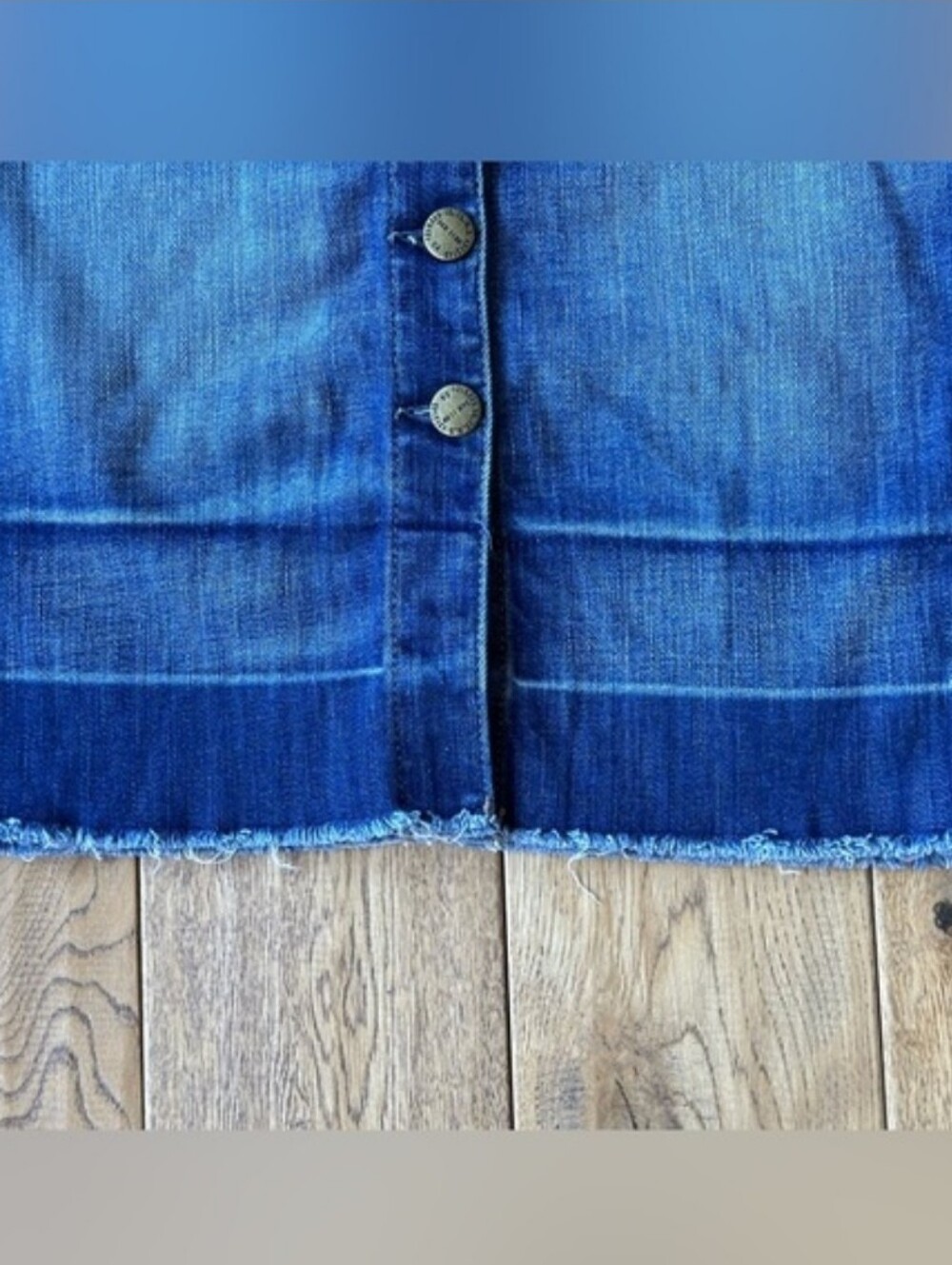 Current/Elliott Dotty Pocket Jean Skirt size 25 - Picture 9 of 13